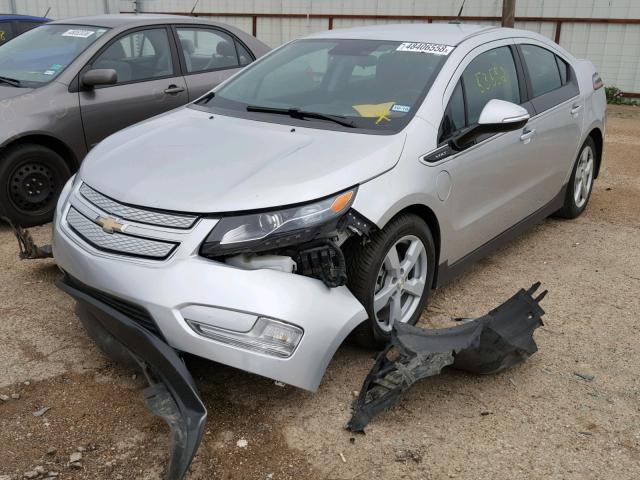 1G1RA6E46EU167085 - 2014 CHEVROLET VOLT SILVER photo 2