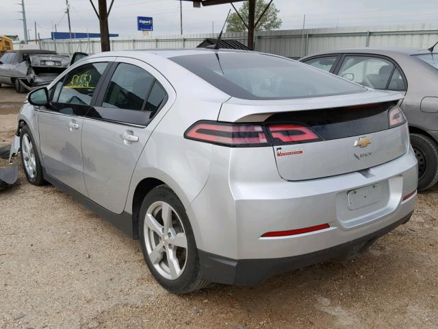 1G1RA6E46EU167085 - 2014 CHEVROLET VOLT SILVER photo 3