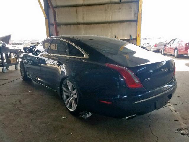 SAJWA2GB1BLV13237 - 2011 JAGUAR XJL BLUE photo 3