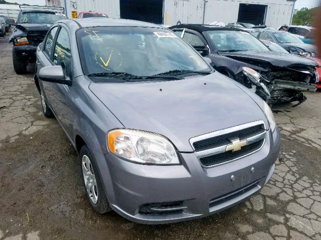 KL1TD5DE6BB193953 - 2011 CHEVROLET AVEO LS SILVER photo 1