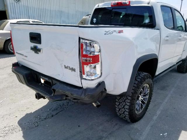 1GCGTEEN2K1139244 - 2019 CHEVROLET COLORADO Z WHITE photo 9