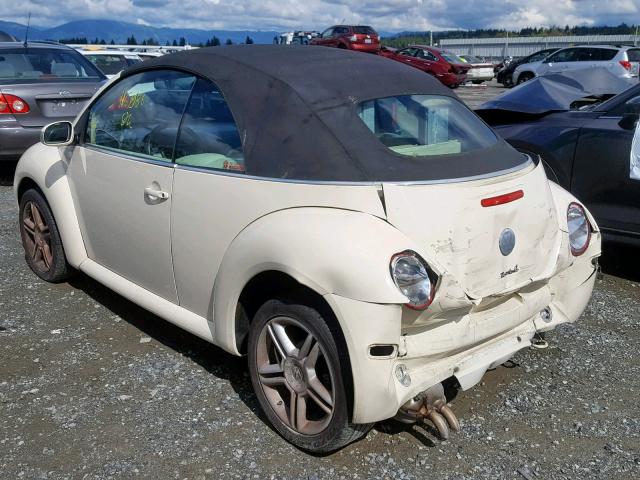 3VWCD31Y24M345716 - 2004 VOLKSWAGEN NEW BEETLE თეთრი ფოტო 3