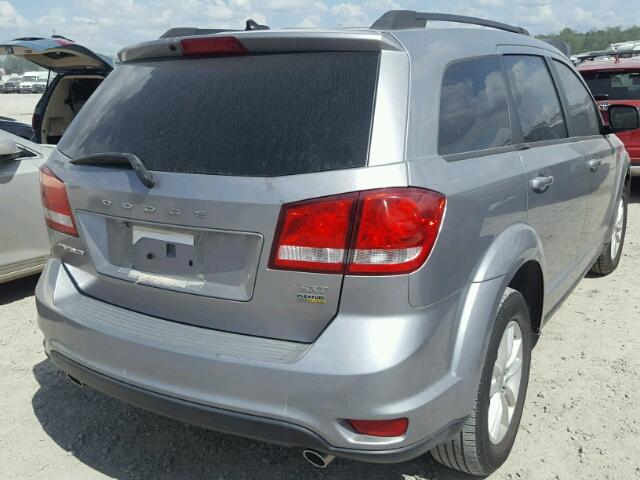 3C4PDCBG7FT690680 - 2015 DODGE JOURNEY SX GRAY photo 4