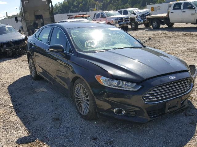 3FA6P0D94ER368127 - 2014 FORD FUSION TIT BLACK photo 1