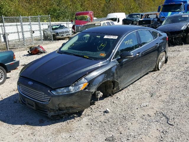 3FA6P0D94ER368127 - 2014 FORD FUSION TIT BLACK photo 2