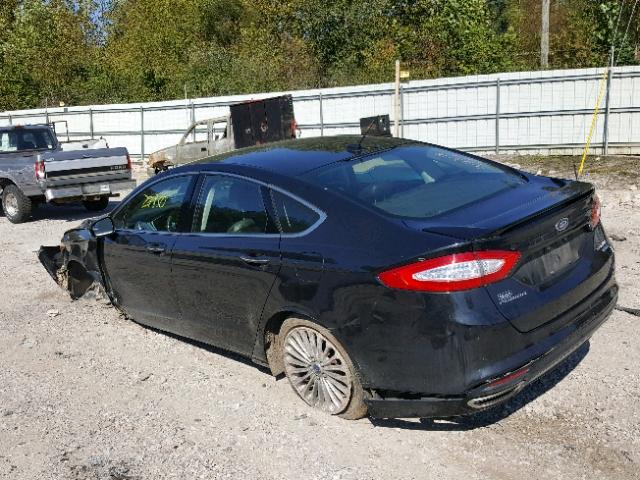 3FA6P0D94ER368127 - 2014 FORD FUSION TIT BLACK photo 3