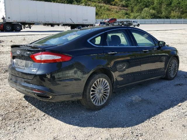 3FA6P0D94ER368127 - 2014 FORD FUSION TIT BLACK photo 4