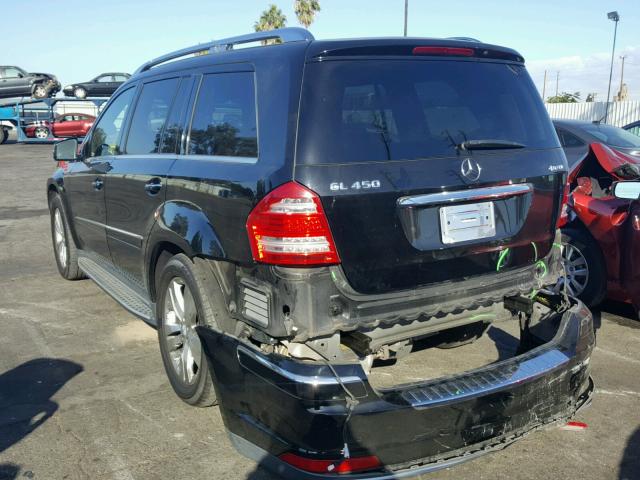 4JGBF7BE5CA763327 - 2012 MERCEDES-BENZ GL 450 4MA BLACK photo 3