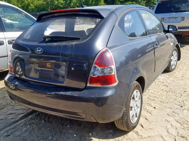 KMHCM3AC1BU201831 - 2011 HYUNDAI ACCENT GL GRAY photo 4