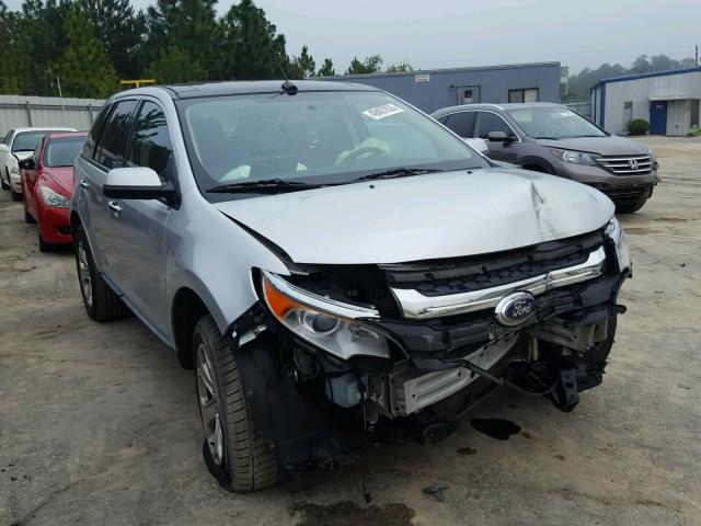 2FMDK3JCXBBB42827 - 2011 FORD EDGE SEL SILVER photo 1