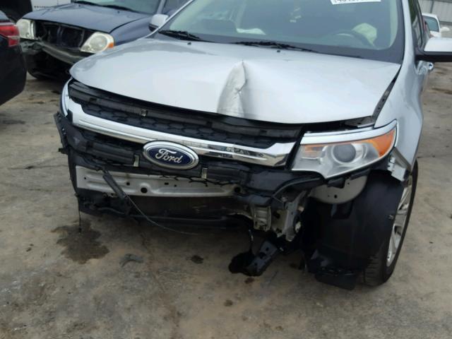 2FMDK3JCXBBB42827 - 2011 FORD EDGE SEL SILVER photo 9