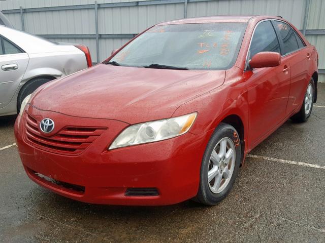 4T1BE46K79U401296 - 2009 TOYOTA CAMRY BASE RED photo 2