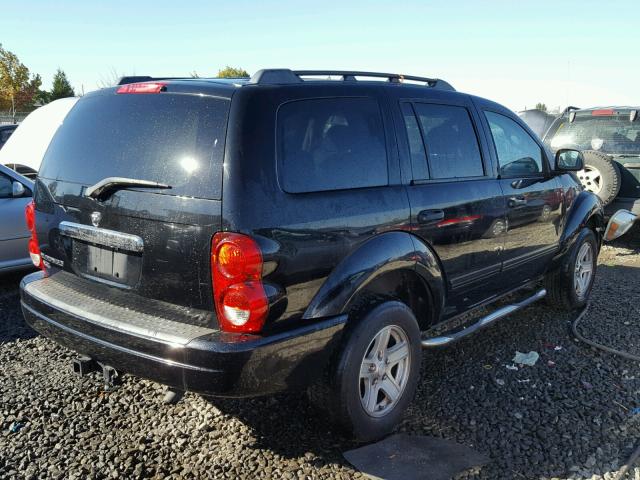 1D4HB48N84F104679 - 2004 DODGE DURANGO SL BLACK photo 4