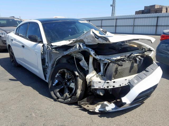 2C3CDXHGXDH575790 - 2013 DODGE CHARGER SX WHITE photo 1