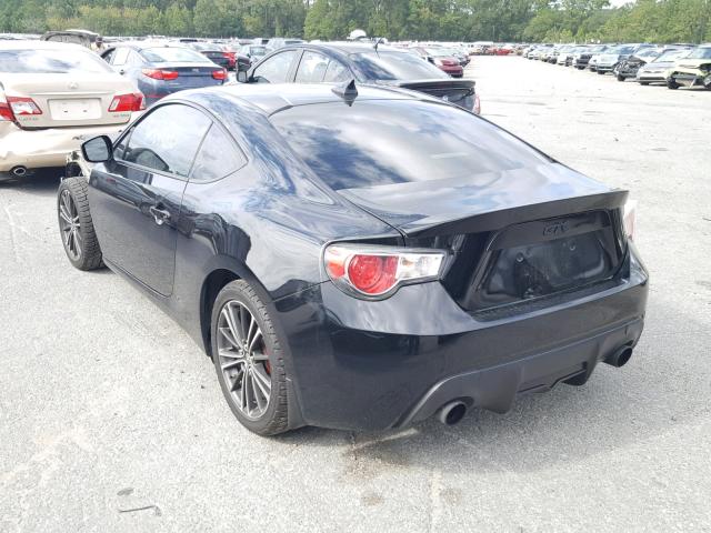 JF1ZNAA12D1710948 - 2013 TOYOTA SCION FR-S BLACK photo 3
