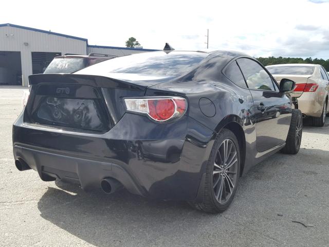 JF1ZNAA12D1710948 - 2013 TOYOTA SCION FR-S BLACK photo 4