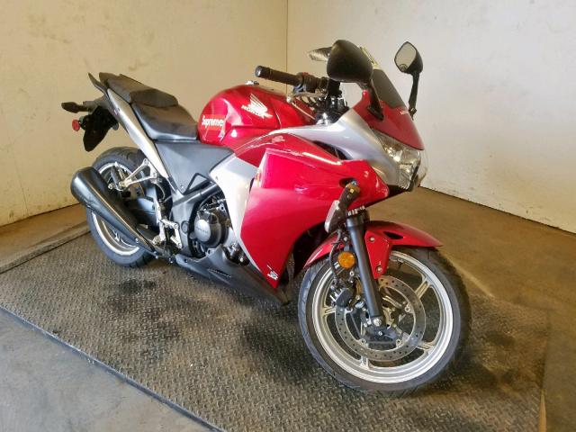 MLHMC410XC5204145 - 2012 HONDA CBR250 R RED photo 1