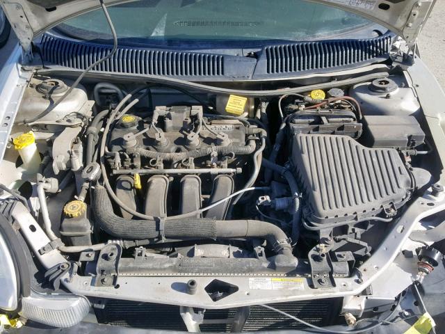 1B3ES16C92D542704 - 2002 DODGE NEON S SILVER photo 7