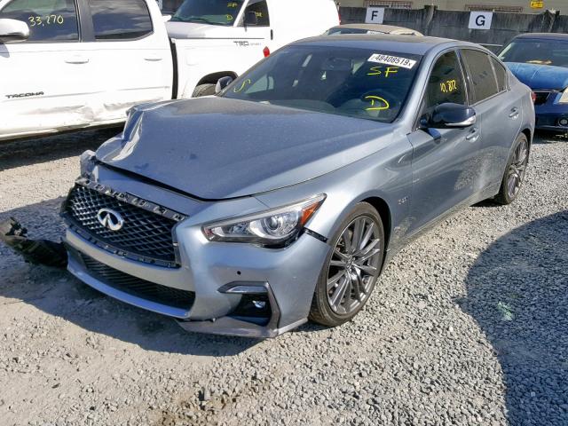 JN1FV7AP8JM460469 - 2018 INFINITI Q50 RED SP GRAY photo 2