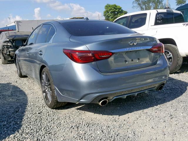 JN1FV7AP8JM460469 - 2018 INFINITI Q50 RED SP GRAY photo 3