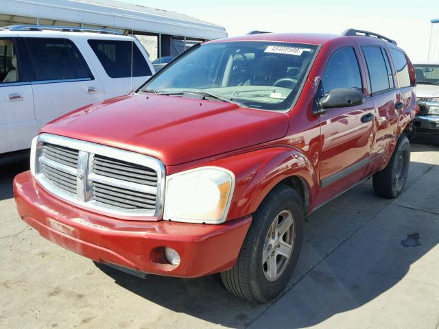 1D4HD48N96F174429 - 2006 DODGE DURANGO SL RED photo 2