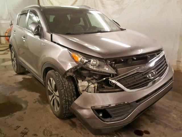 KNDPCCA24B7088827 - 2011 KIA SPORTAGE E GRAY photo 1