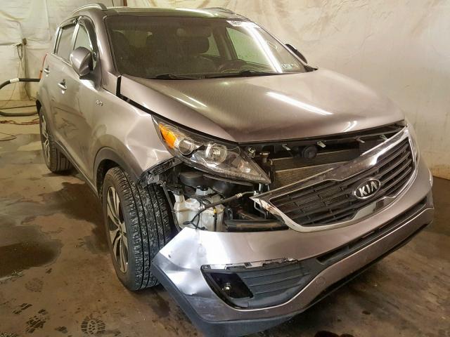 KNDPCCA24B7088827 - 2011 KIA SPORTAGE E GRAY photo 9