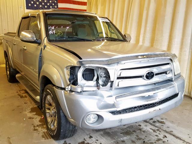 5TBDT441X5S468382 - 2005 TOYOTA TUNDRA DOU SILVER photo 1