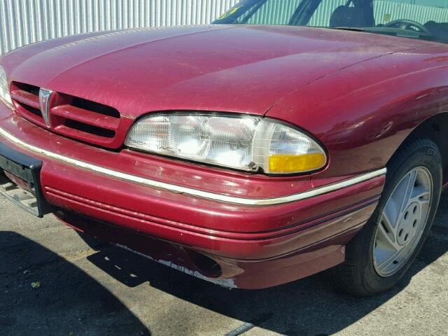 1G2HX53L8N1240307 - 1992 PONTIAC BONNEVILLE RED photo 10