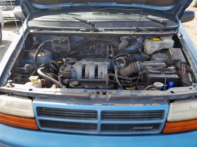 2B4GH45R0SR210643 - 1995 DODGE CARAVAN SE BLUE photo 7