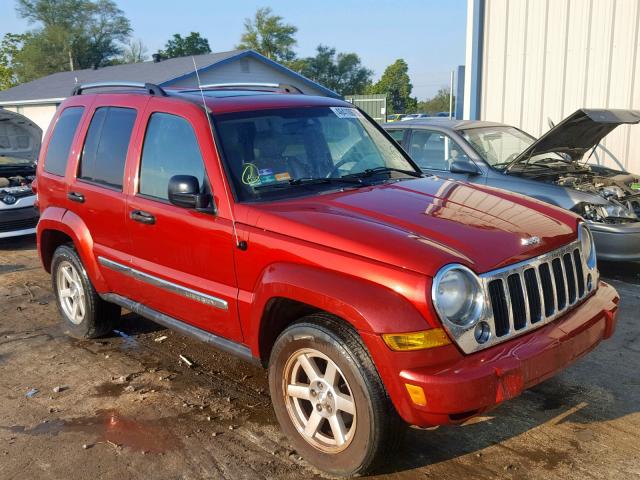 1J4GL58KX7W536660 - 2007 JEEP LIBERTY LI RED photo 1