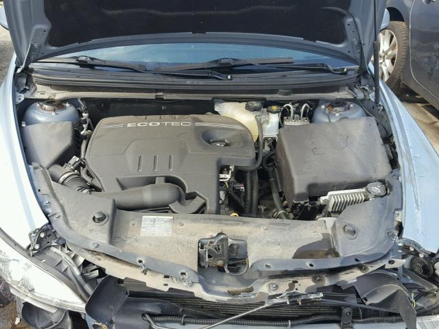 1G1ZH57B594104843 - 2009 CHEVROLET MALIBU 1LT BLUE photo 7