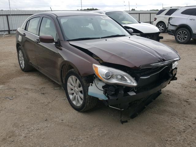 1C3CCBBB8DN551143 - 2013 CHRYSLER 200 TOURIN BROWN photo 1