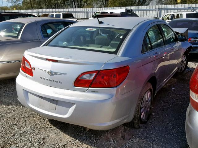 1C3CC4FB9AN183802 - 2010 CHRYSLER SEBRING TO SILVER photo 4