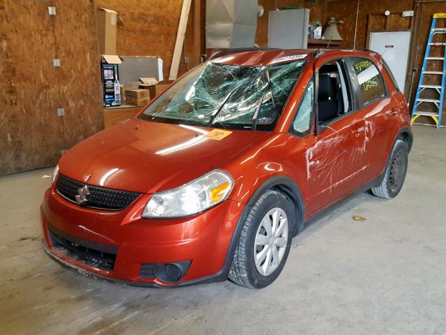 JS2YB5A36B6304829 - 2011 SUZUKI SX4 ORANGE photo 2