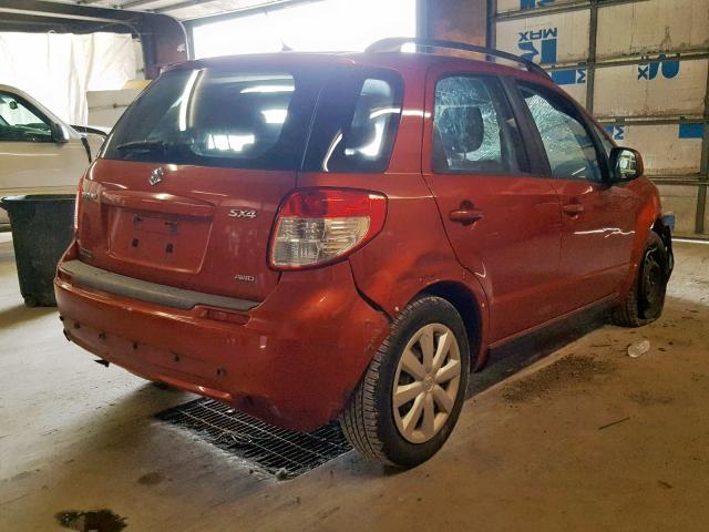 JS2YB5A36B6304829 - 2011 SUZUKI SX4 ORANGE photo 4