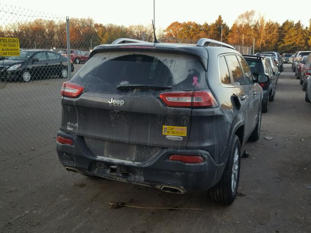 1C4PJMCS1FW528247 - 2015 JEEP CHEROKEE L GRAY photo 4