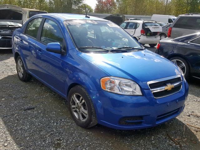 KL1TD5DE3AB113622 - 2010 CHEVROLET AVEO LS BLUE photo 1