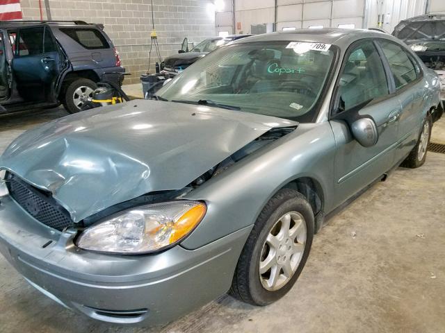 1FAFP56U96A120840 - 2006 FORD TAURUS SEL GREEN photo 9