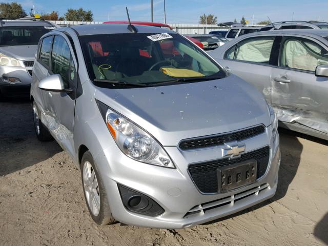 KL8CD6S9XFC722396 - 2015 CHEVROLET SPARK 1LT SILVER photo 1