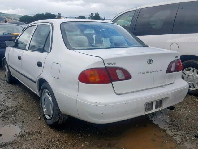 1NXBR12E6YZ384251 - 2000 TOYOTA COROLLA VE WHITE photo 3