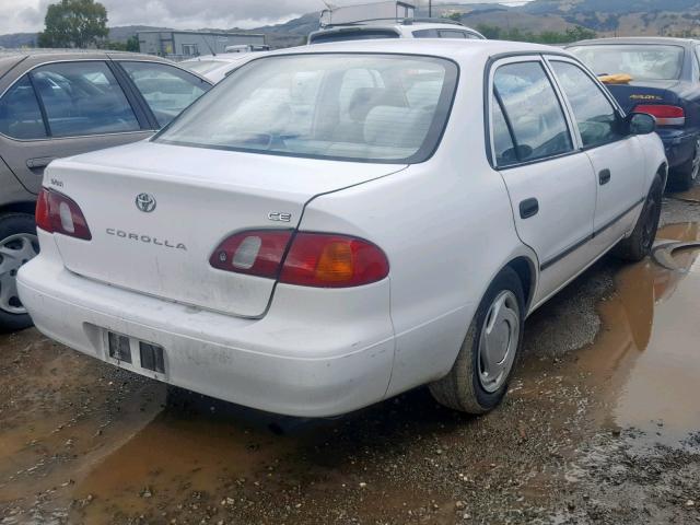 1NXBR12E6YZ384251 - 2000 TOYOTA COROLLA VE WHITE photo 4