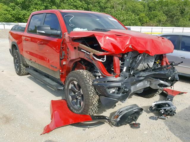 1C6SRFLTXKN742832 - 2019 RAM 1500 REBEL RED photo 1