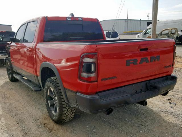 1C6SRFLTXKN742832 - 2019 RAM 1500 REBEL RED photo 3