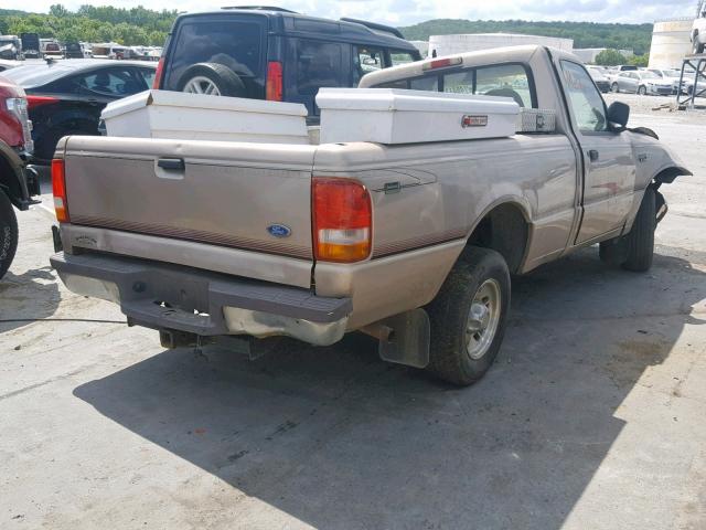 1FTCR10A9VUA29403 - 1997 FORD RANGER TAN photo 4