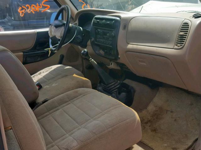 1FTCR10A9VUA29403 - 1997 FORD RANGER TAN photo 5