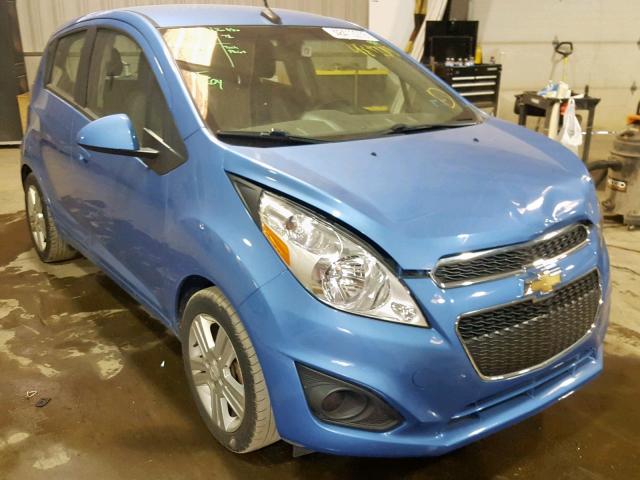 KL8CB6S96EC502578 - 2014 CHEVROLET SPARK LS BLUE photo 1