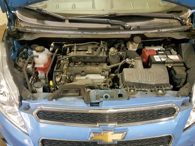 KL8CB6S96EC502578 - 2014 CHEVROLET SPARK LS BLUE photo 7