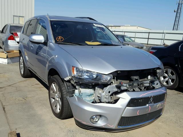 JA4AS3AW8CU023715 - 2012 MITSUBISHI OUTLANDER SILVER photo 1