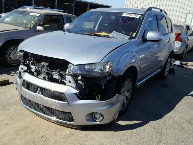 JA4AS3AW8CU023715 - 2012 MITSUBISHI OUTLANDER SILVER photo 2